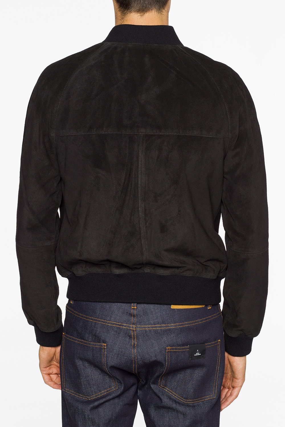 Ami Alexandre Mattiussi Suede bomber jacket | Men's Clothing | Vitkac